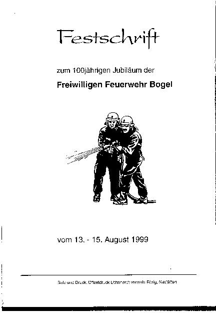 Festschrifttitelseite 1999